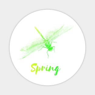 Spring Dragonfly Magnet